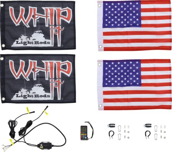 6Ft Qd Rgb Chase Led Whip Set - Image 2