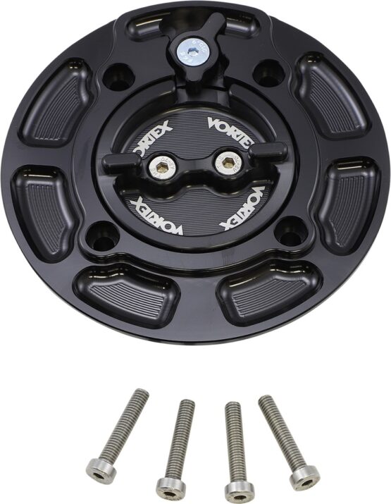 Vortex V3 Fuel Cap Black For Kawasaki Ninja 400 650 Z900 ZX-6R ZX-10R
