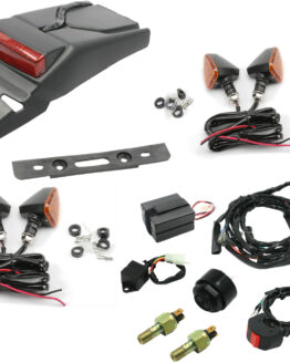 DRC EZ Electric Light & Wiring Kit w/ Anato Tail + 601 Flasher LED