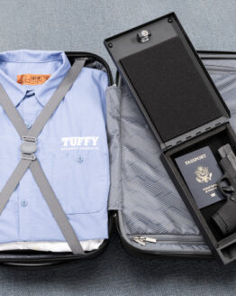 Tuffy Portable Safe Large 10x6.5x2in Foam Lined Black