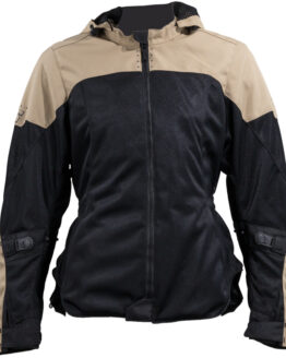 Speed and Strength Starstruck Mesh Jacket Womens Medium Tan/Black