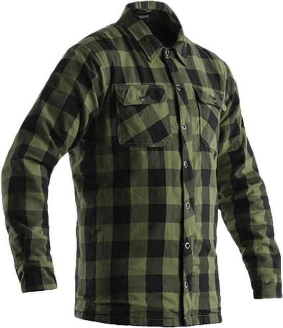 RST Lumberjack CE Shirt Green Check Textile XS