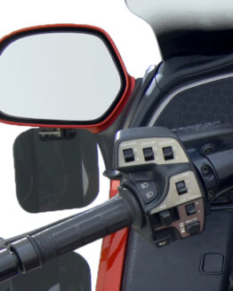 Mirror Mount Wing Deflectors - Dark Smoke