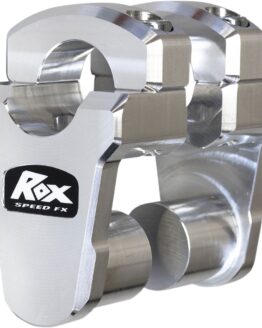 Rox Speed FX Pivoting Handlebar Risers 2in Chrome for 1-1/8in Bar Clamps