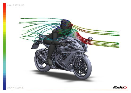 14-1/4" Clear Racing Windscreen - Image 2