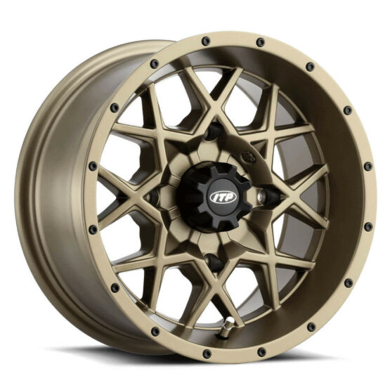 ITP Hurricane 14x7 Bronze Wheel 4+3 Offset 4/137 Bolt Pattern