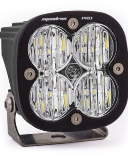 Squadron Pro Black Wide Cornering Pattern LED Light Pod - Clear