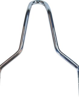 Drag Specialties Round Tapered Sissy Bar Chrome 11in x 11in