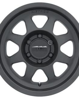 MR701 16x8 0mm Offset 6x5.5 106.25mm CB Matte Black Wheel