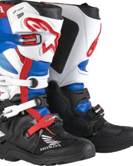 Alpinestars Tech 7 Enduro Drystar Boots US 12 Black White Blue Red
