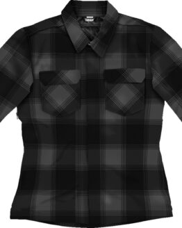 ICON Women's Fallblock CX Flannel Jacket 3XL Gray/Black