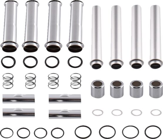 Drag Specialties Pushrod Tube Kit Chrome For Harley M8 Models