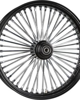 HardDrive 48-Spoke Black Front Wheel 23x3.5in 1in Axle For V-Twin