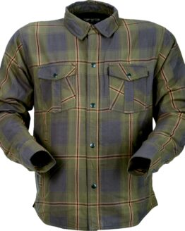 Z1R Ashwood Flannel Jacket Olive Small Men's