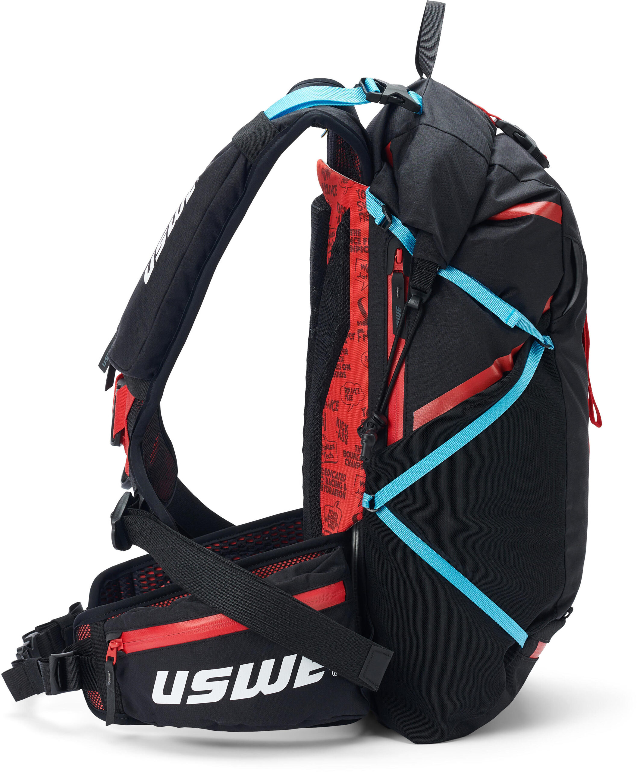 USWE Hajker Winter Rolltop Daypack 30L - Carbon Black - Image 3