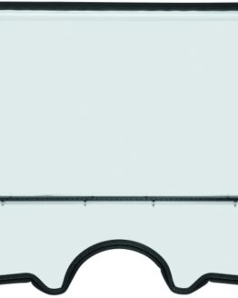 QuadBoss Folding Windshield w/ Hardware Fits 06-10 Yamaha YXR450 Rhino 4x4