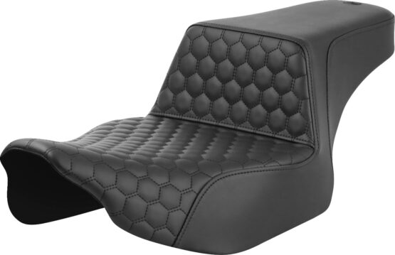 Saddlemen Step-Up Extended Reach Seat Honeycomb Black For FLHX FLTRX 2023-2024