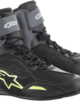 Drystar Street Riding Shoes Black/Gray/Yellow US 6.5