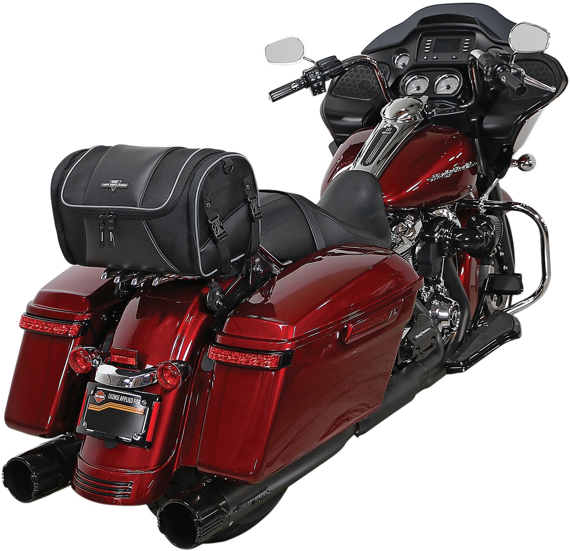 Nelson-Rigg Route 1 Day Trip Backrest Rack Bag - Black - Image 3