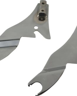 Drag Specialties Quick Release Side Plates Chrome For Harley Touring