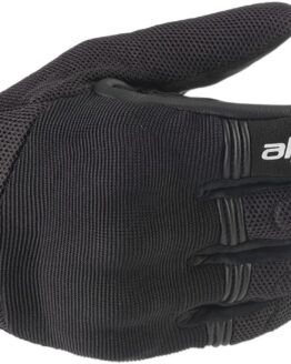 Copper Motorcycle Gloves Black/White Small
