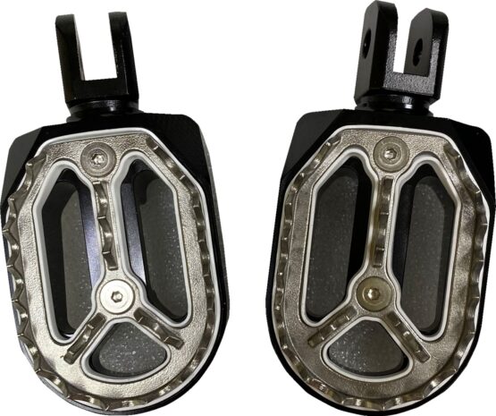 Drag Specialties Qualifier Driver Foot Pegs Black For Harley Pan America