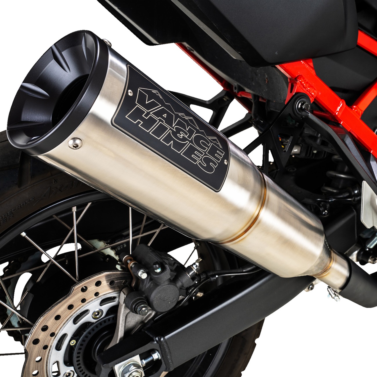 Vance & Hines SS Slip-On Exhaust Fits 2021 Honda Africa Twin - Image 3