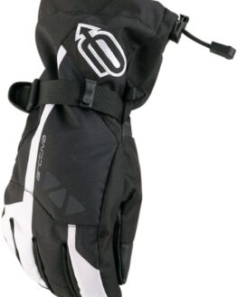 Women's Pivot Snow Gloves Black/White Medium