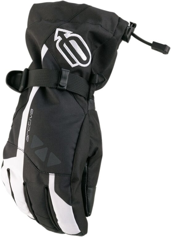 Women's Pivot Snow Gloves Black/White Medium