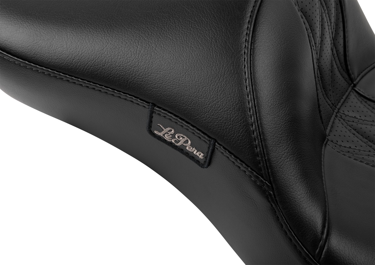 Le Pera Maverick Daddy Long Legs Seat Diamond HR2 Inlay Black For Harley FLH/FLT 2023-2024 - Image 3