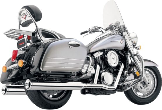 True Duals Billet Tips Chrome Full Exhaust