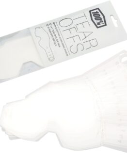 100% Racecraft Accuri Strata Goggle Tear-Offs Clear 50 Pack
