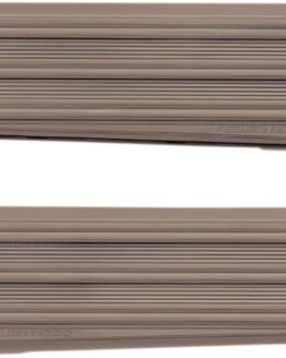 Arlen Ness 10-Gauge Saddlebag Latch Covers Titanium