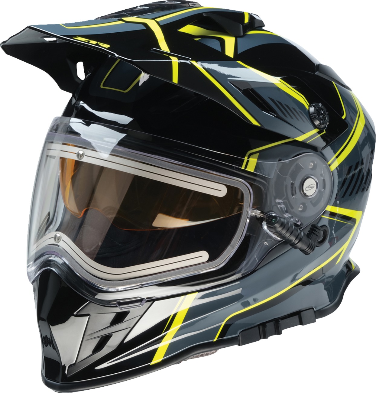 Z1R Range Rotor Snow Electric Helmet - Hi-Vis/Black, L - Image 4