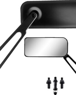 Parts Unlimited X-Treme Designer Motorcycle Mirror Black Universal