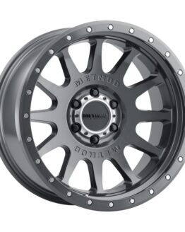 MR605 NV 20x10 -24mm Offset 6x5.5 106.25mm CB Gloss Titanium Wheel
