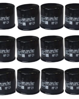 HF129 Oil Filter - Black - 12 Pack