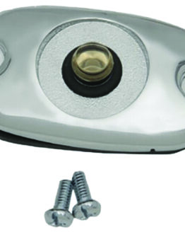 HardDrive Rear Brake Master Cylinder Cover Chrome For Harley Touring 05-07 Softail 06-Up