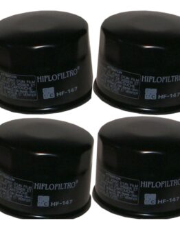 HF147 Oil Filter - Black - 4 Pack