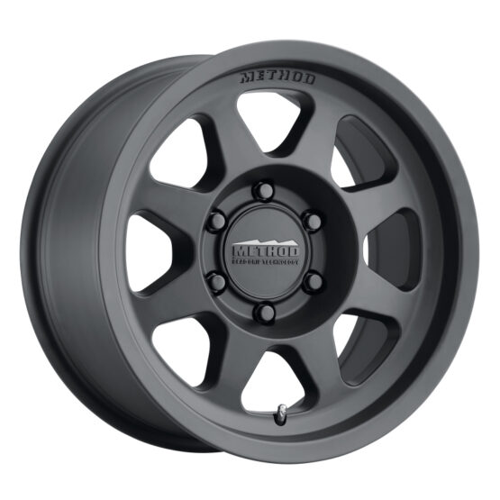 MR701 18x9 +18mm Offset 6x5.5 106.25mm CB Matte Black Wheel - Image 2