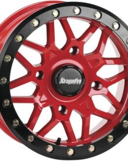 Typhon Wheel 15X10 4/137 5+5 +0 Machined Red