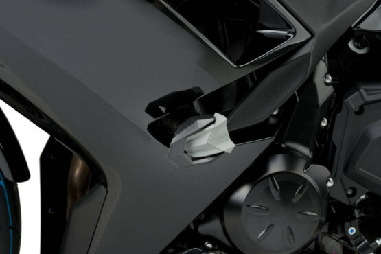 PUIG R19 Frame Sliders Black For Kawasaki Ninja 650 2017-2022 2024-2025 - Image 2