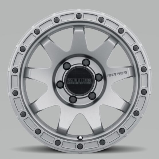 MR317 18x9 +3mm Offset 6x5.5 106.25mm CB Matte Titanium Wheel - Image 2