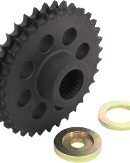 Drag Specialties 34T Compensator Delete Sprocket Black Fits 07-17 HD