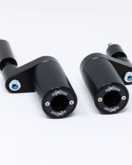 Shogun PA2 Frame Sliders No Cut Black For Kawasaki