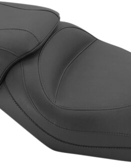 Vintage Touring Plain Vinyl 2-Up Seat - Black