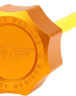 Figurati Designs Gold Magnetic Oil Dipstick Curved M8 Touring/Trike