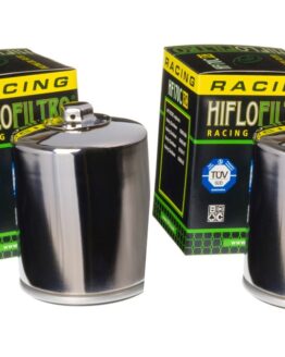 HF170CRC Race Oil Filter Chrome - 2 Pack