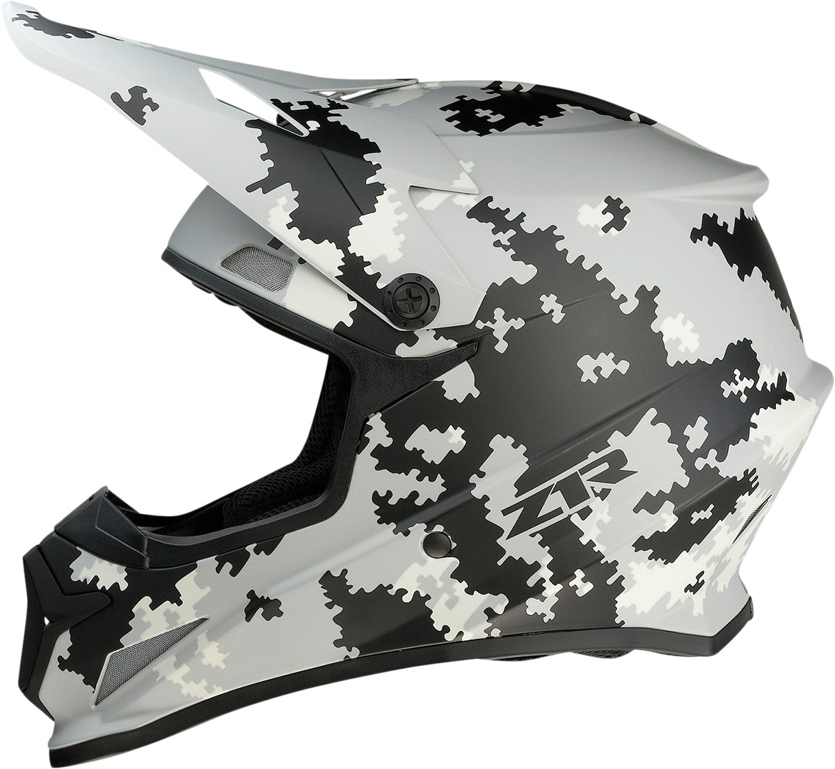 Z1R Rise Digi Camo MX Helmet 2XL Gray Unisex - Image 3