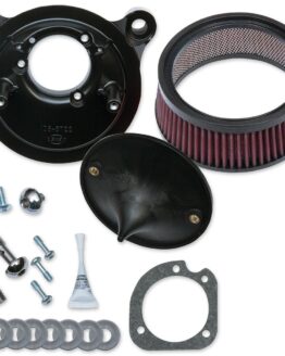 S&S Stealth Air Cleaner Kit Black for Stock Fuel Systems